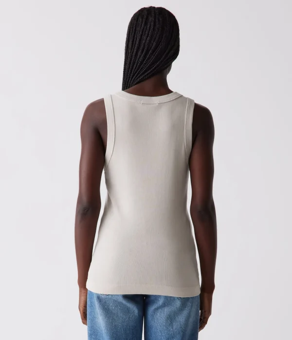 Michael Stars Maya V-Neck Tank- Tank Tops | 1x1 Cotton T-Shirts