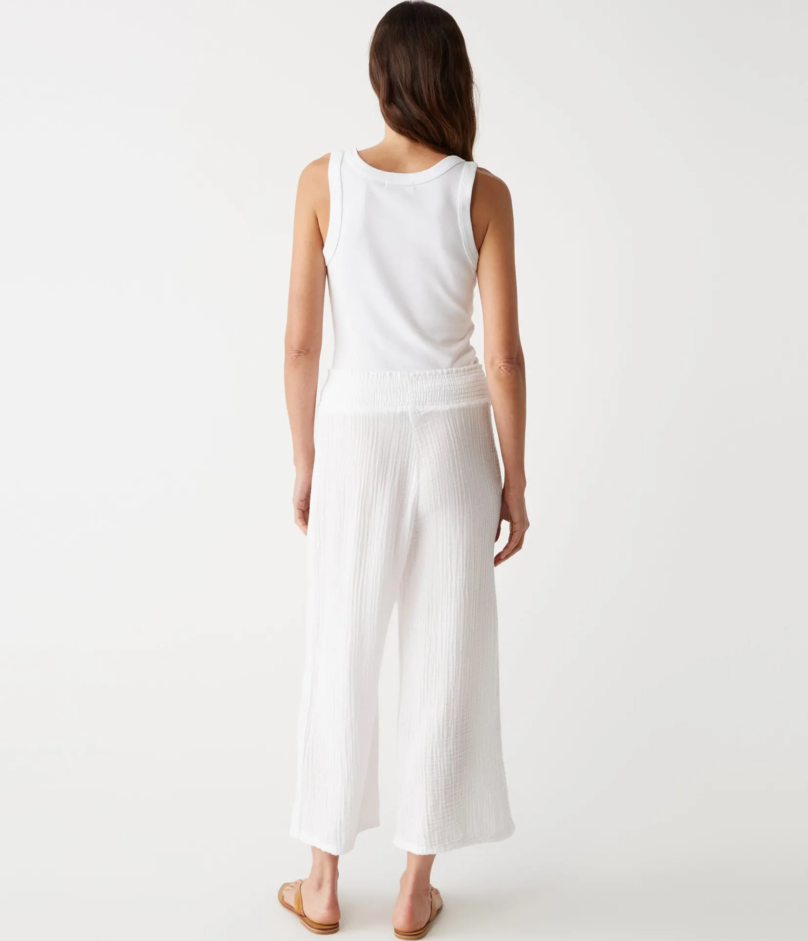 medina_cropped_gauze_pant_10.webp Michael Stars Medina Cropped Gauze Pant- Pants, Shorts & Skirts