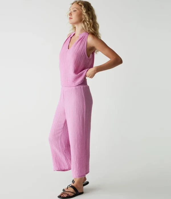 Michael Stars Medina Cropped Gauze Pant- Pants, Shorts & Skirts