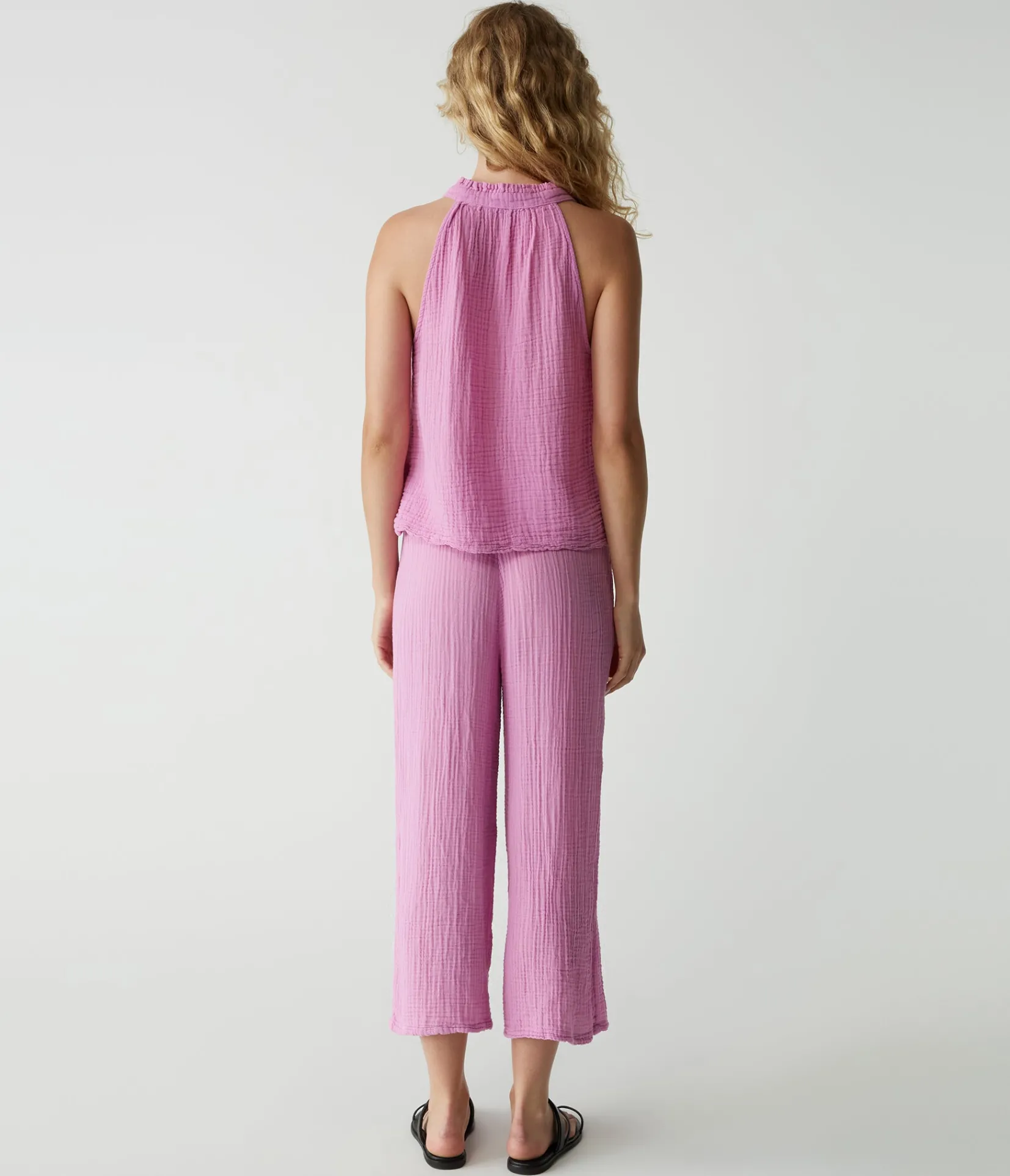 medina_cropped_gauze_pant_20.webp Michael Stars Medina Cropped Gauze Pant- Pants, Shorts & Skirts