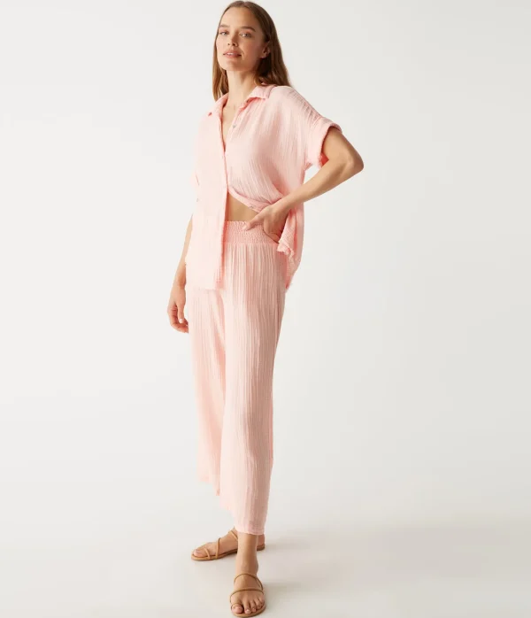 Michael Stars Medina Cropped Gauze Pant- Pants, Shorts & Skirts