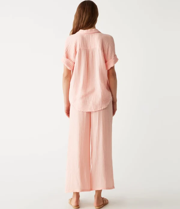 Michael Stars Medina Cropped Gauze Pant- Pants, Shorts & Skirts