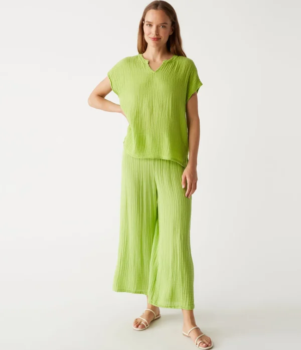 Michael Stars Medina Cropped Gauze Pant- Pants, Shorts & Skirts