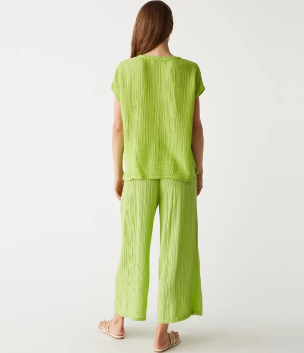 Michael Stars Medina Cropped Gauze Pant- Pants, Shorts & Skirts