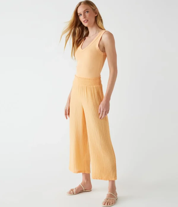 Michael Stars Medina Cropped Gauze Pant- Pants, Shorts & Skirts