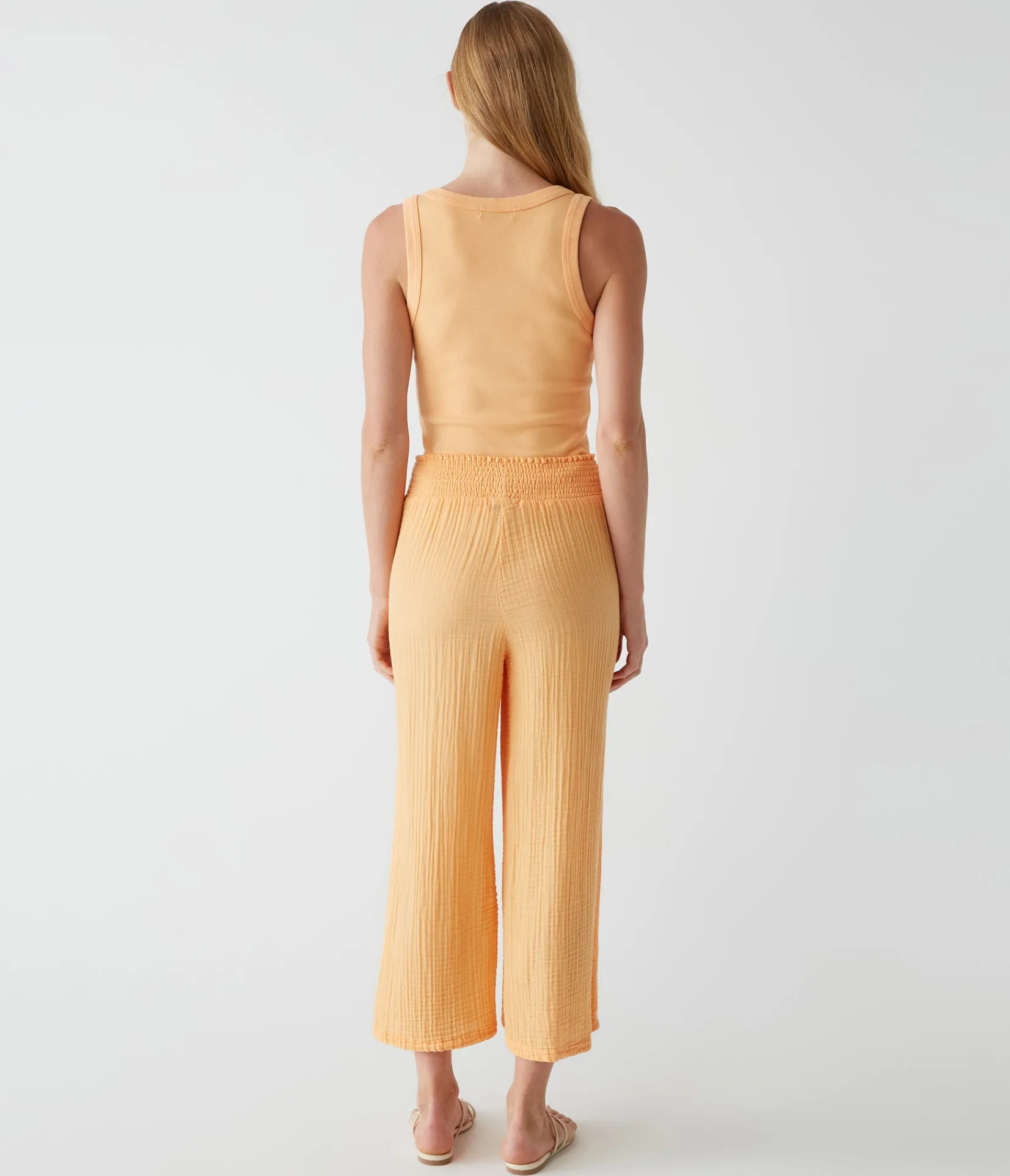 medina_cropped_gauze_pant_40.webp Michael Stars Medina Cropped Gauze Pant- Pants, Shorts & Skirts
