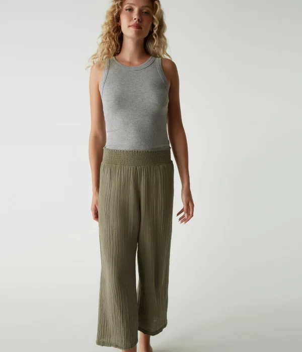 Michael Stars Medina Cropped Gauze Pant- Pants, Shorts & Skirts