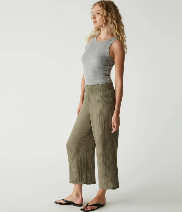 Michael Stars Medina Cropped Gauze Pant- Pants, Shorts & Skirts