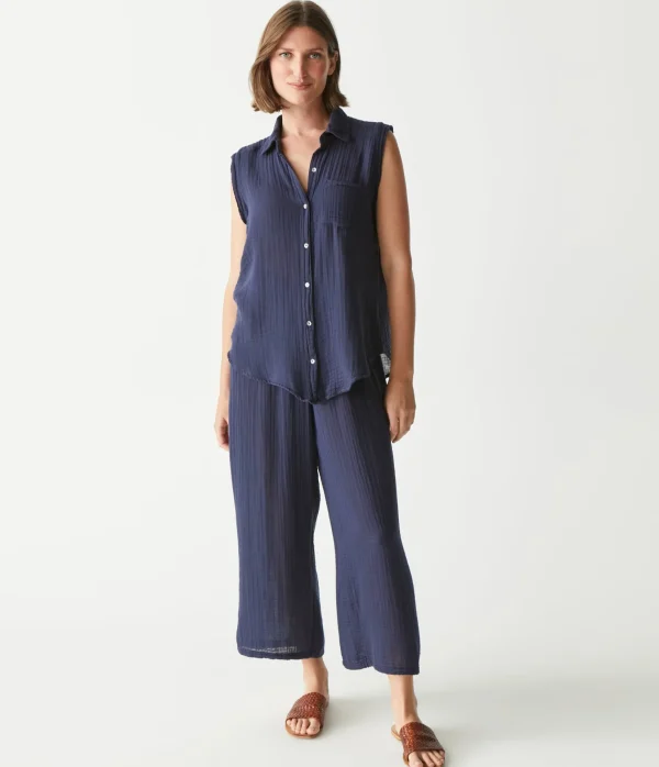 Michael Stars Medina Cropped Gauze Pant- Pants, Shorts & Skirts