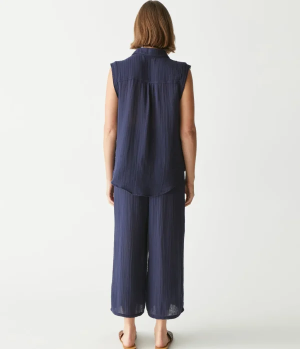 Michael Stars Medina Cropped Gauze Pant- Pants, Shorts & Skirts