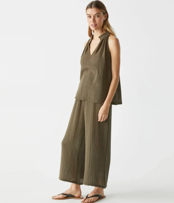 Michael Stars Medina Cropped Gauze Pant- Pants, Shorts & Skirts