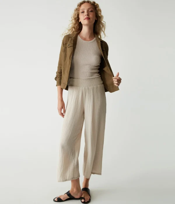 Michael Stars Medina Cropped Gauze Pant- Pants, Shorts & Skirts