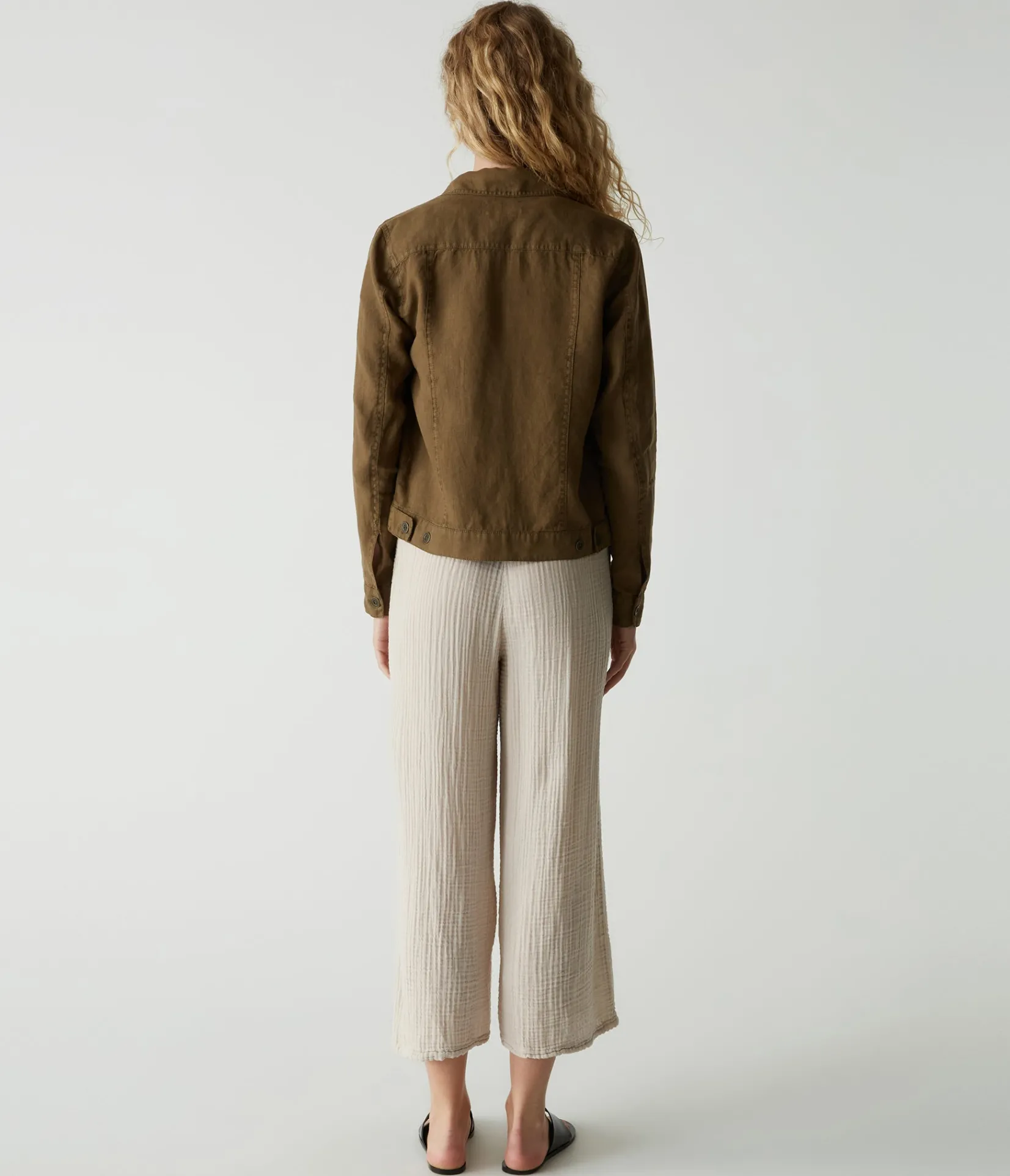 medina_cropped_gauze_pant_66.webp Michael Stars Medina Cropped Gauze Pant- Pants, Shorts & Skirts