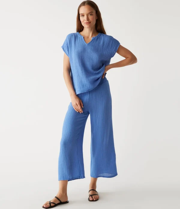 Michael Stars Medina Cropped Gauze Pant- Pants, Shorts & Skirts