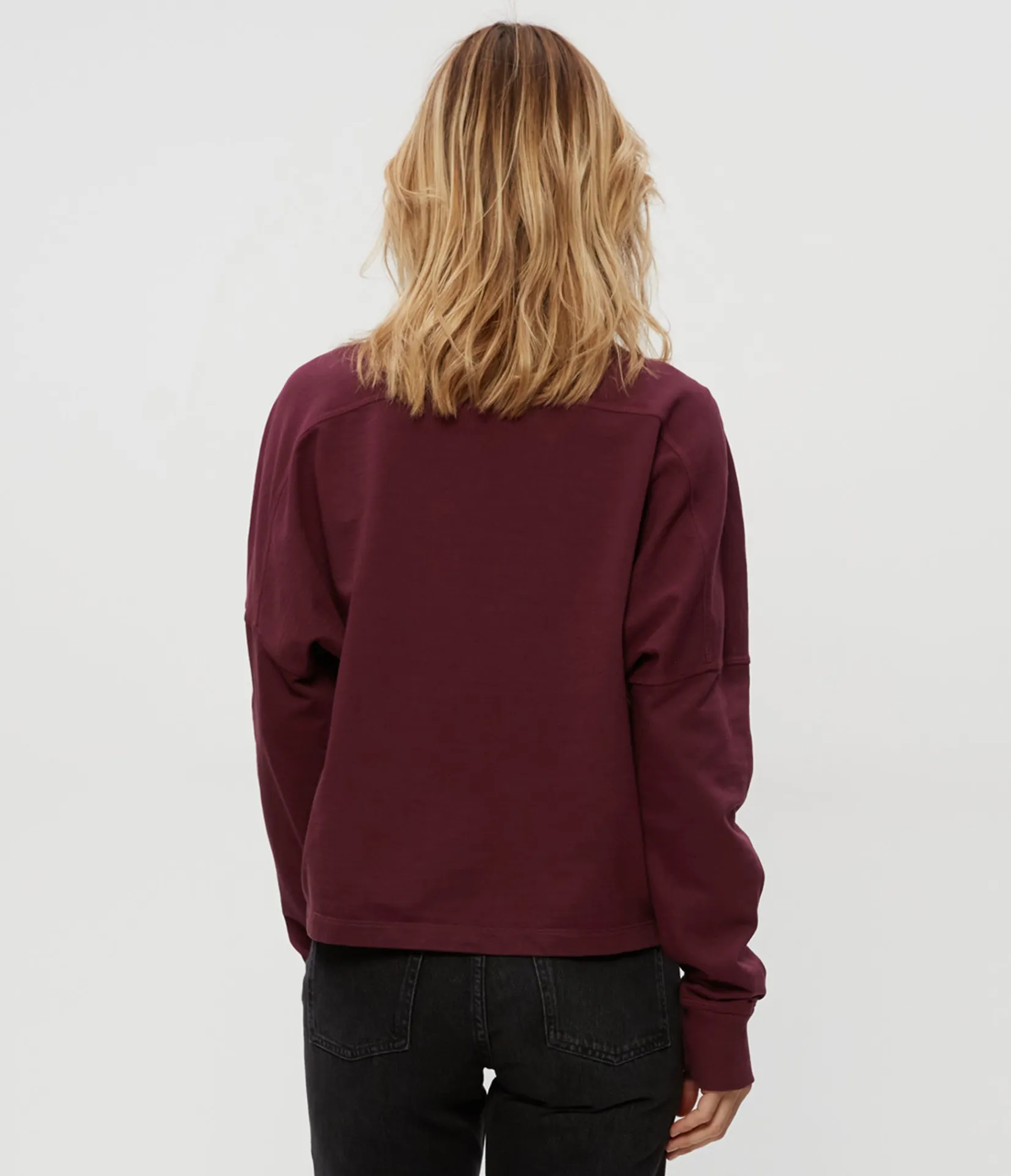 mila_mock_neck_sweatshirt_16.webp Michael Stars Mila Mock Neck Sweatshirt- Loungewear