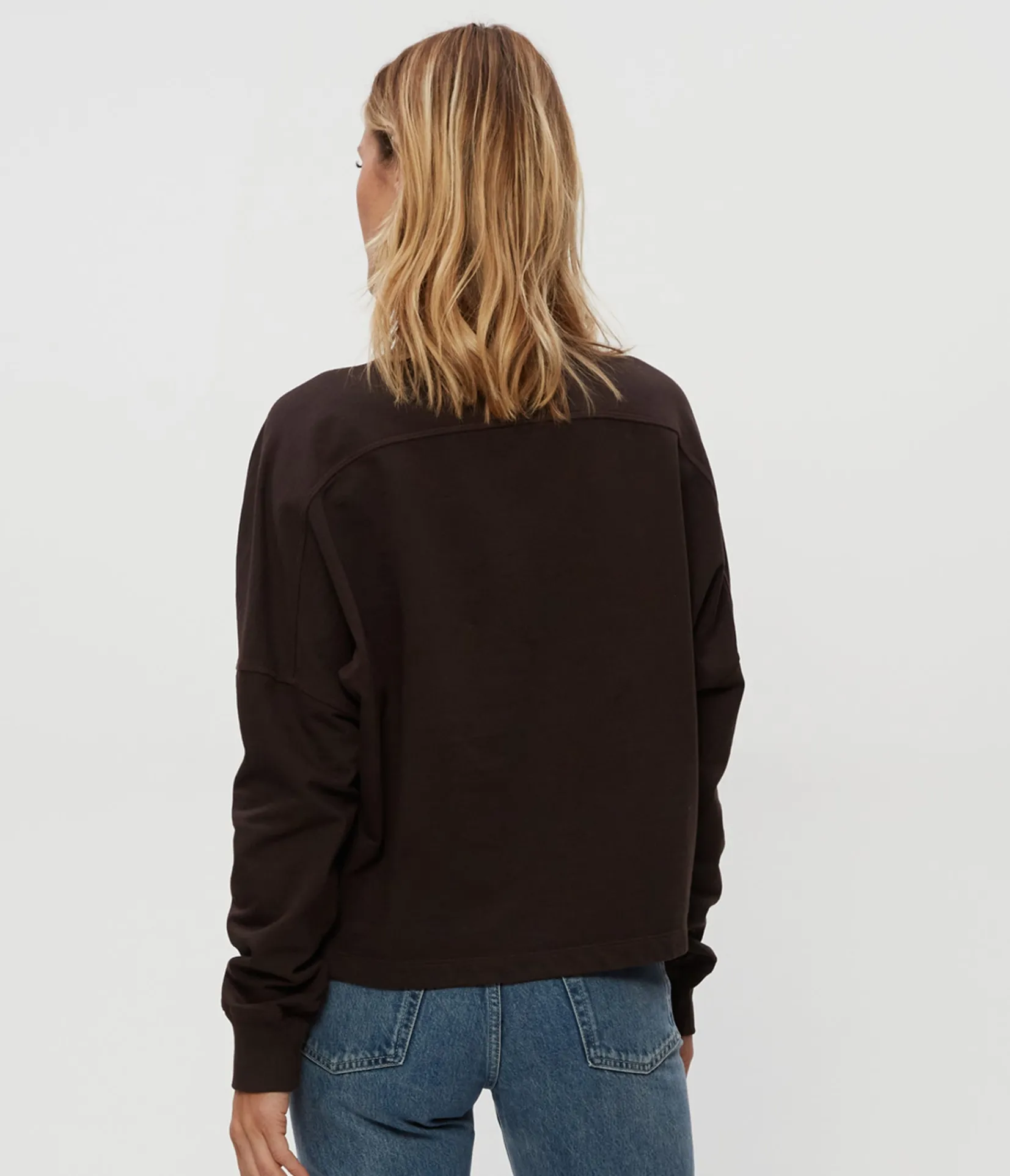 mila_mock_neck_sweatshirt_32.webp Michael Stars Mila Mock Neck Sweatshirt- Loungewear