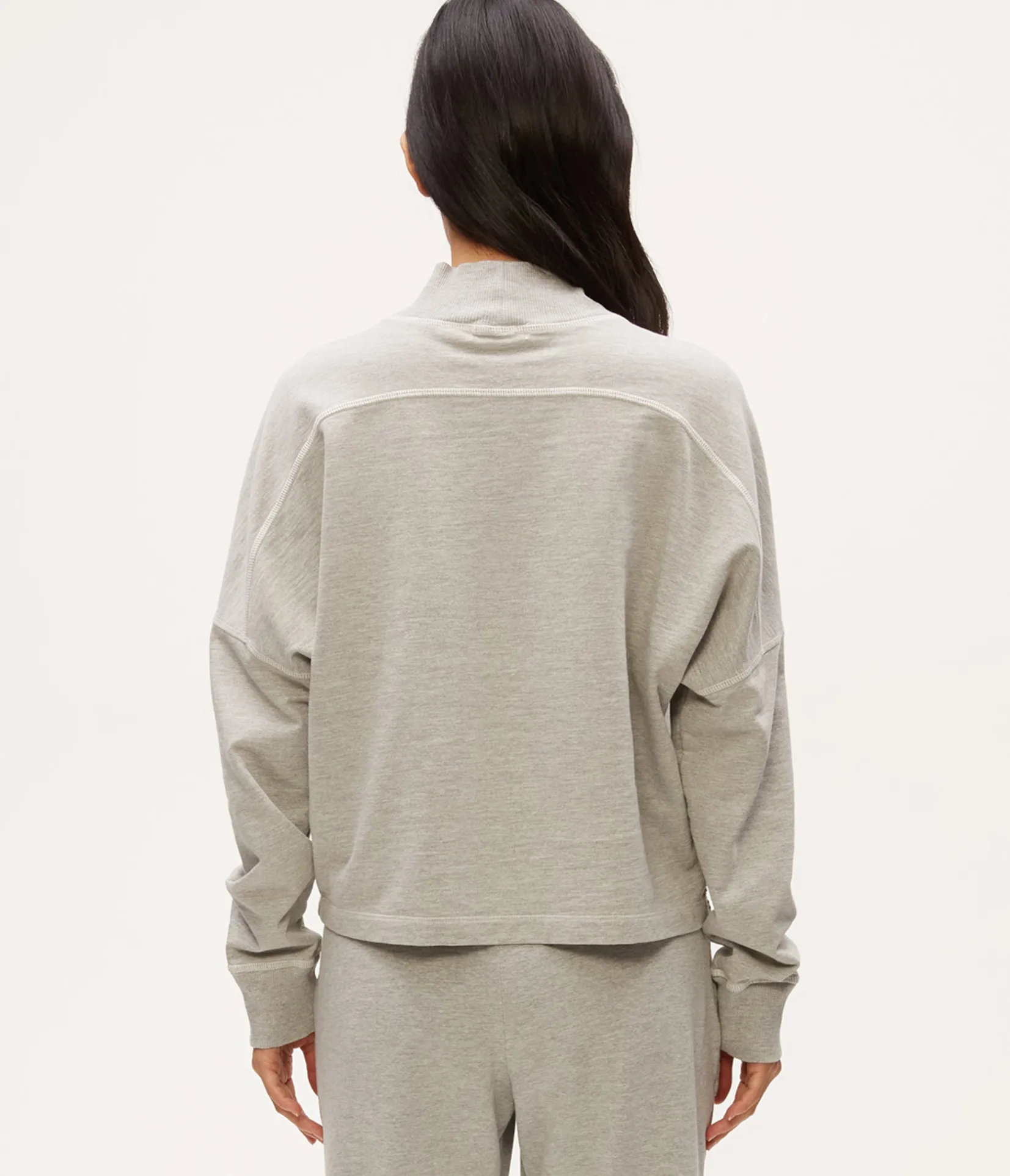 mila_mock_neck_sweatshirt_4.webp Michael Stars Mila Mock Neck Sweatshirt- Loungewear