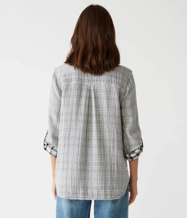 Michael Stars Millie Plaid Shirt- Tops, Blouses & Shirts