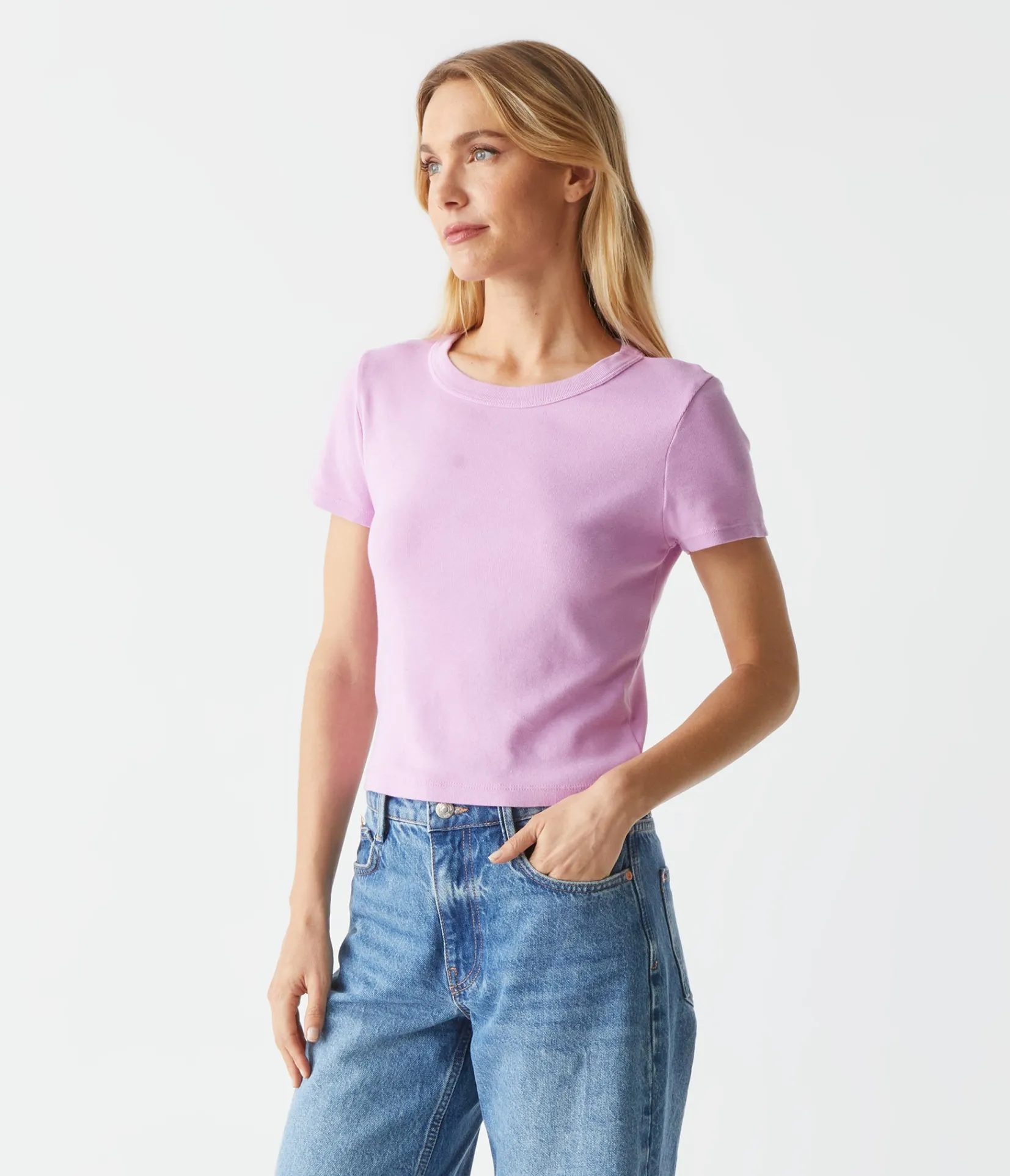 mimi_cropped_tee_13.webp Michael Stars Mimi Cropped Tee- T-Shirts | 1x1 Cotton T-Shirts
