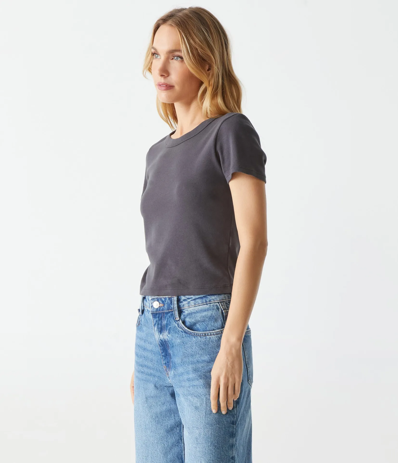 mimi_cropped_tee_17.webp Michael Stars Mimi Cropped Tee- T-Shirts | 1x1 Cotton T-Shirts