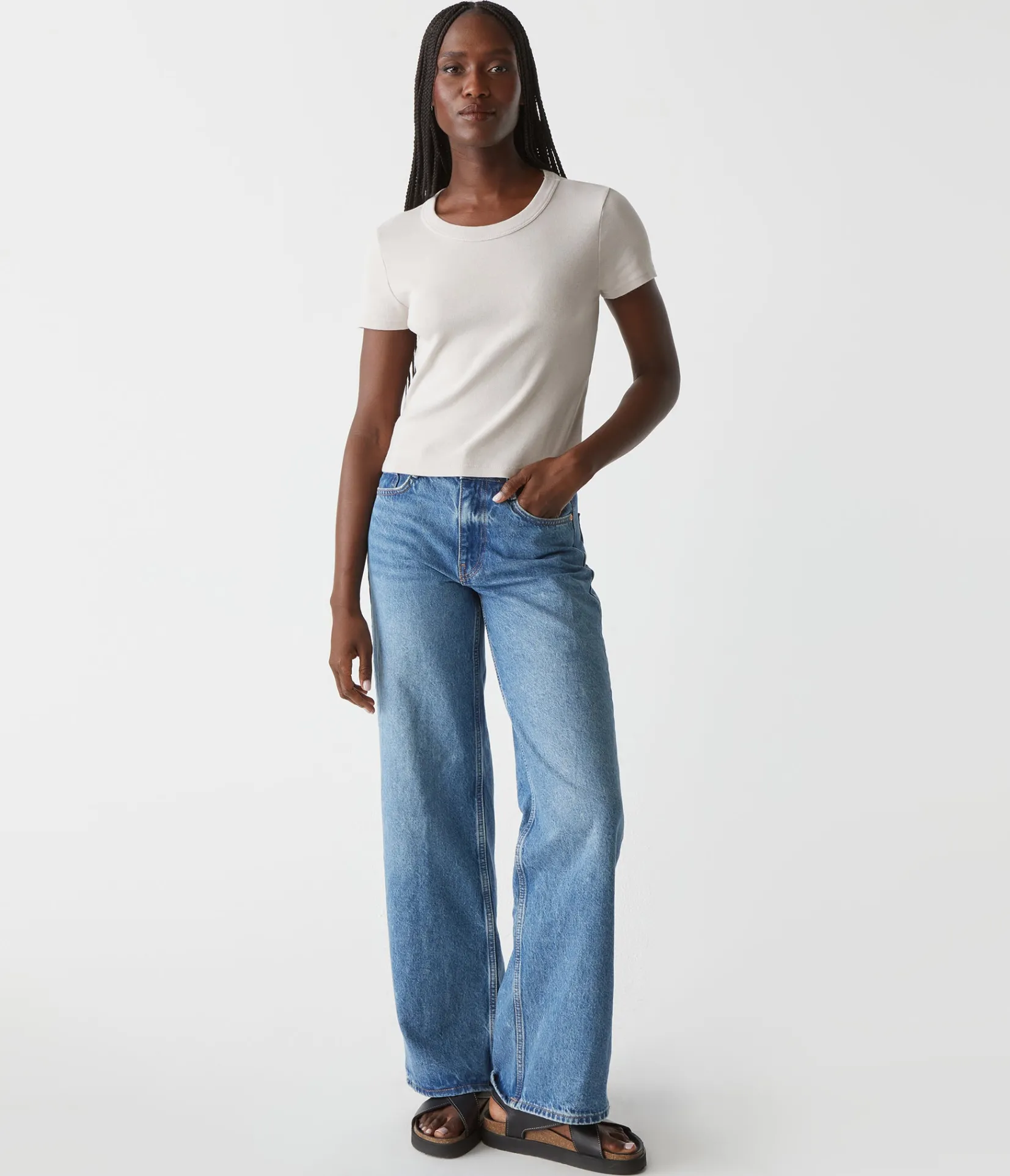 mimi_cropped_tee_8.webp Michael Stars Mimi Cropped Tee- T-Shirts | 1x1 Cotton T-Shirts