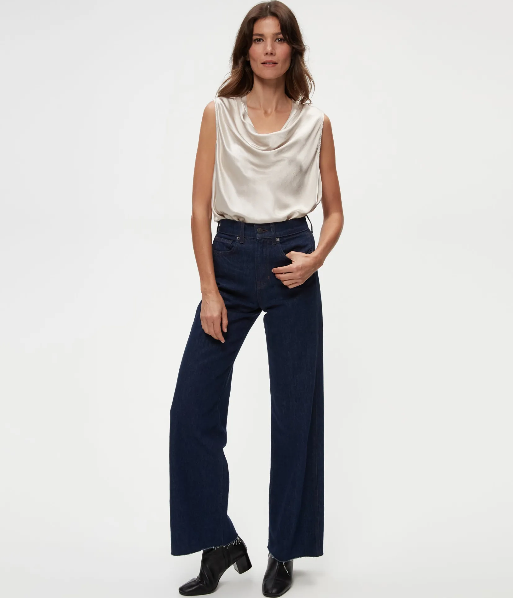 mitzi_cowl_neck_top_1.webp Michael Stars Mitzi Cowl Neck Top- Tops, Blouses & Shirts