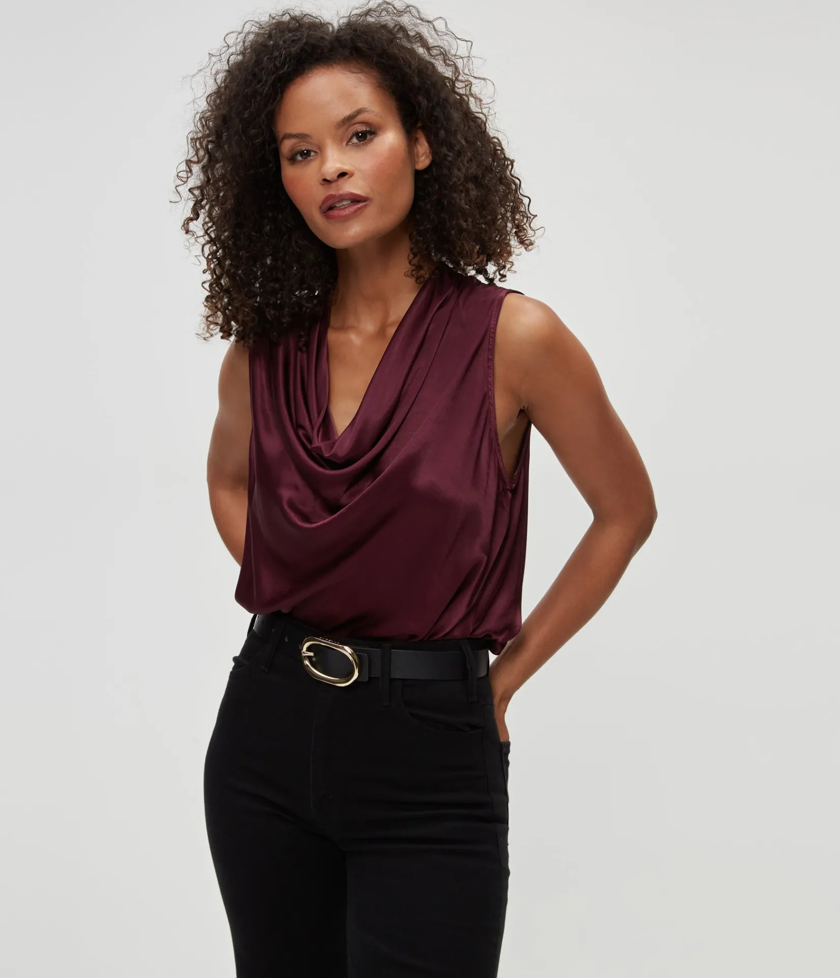 mitzi_cowl_neck_top_12.webp Michael Stars Mitzi Cowl Neck Top- Tops, Blouses & Shirts