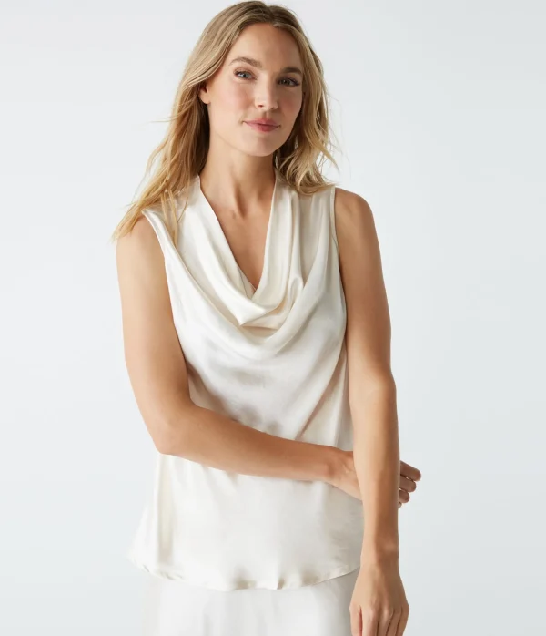 Michael Stars Mitzi Cowl Neck Top- Tops, Blouses & Shirts