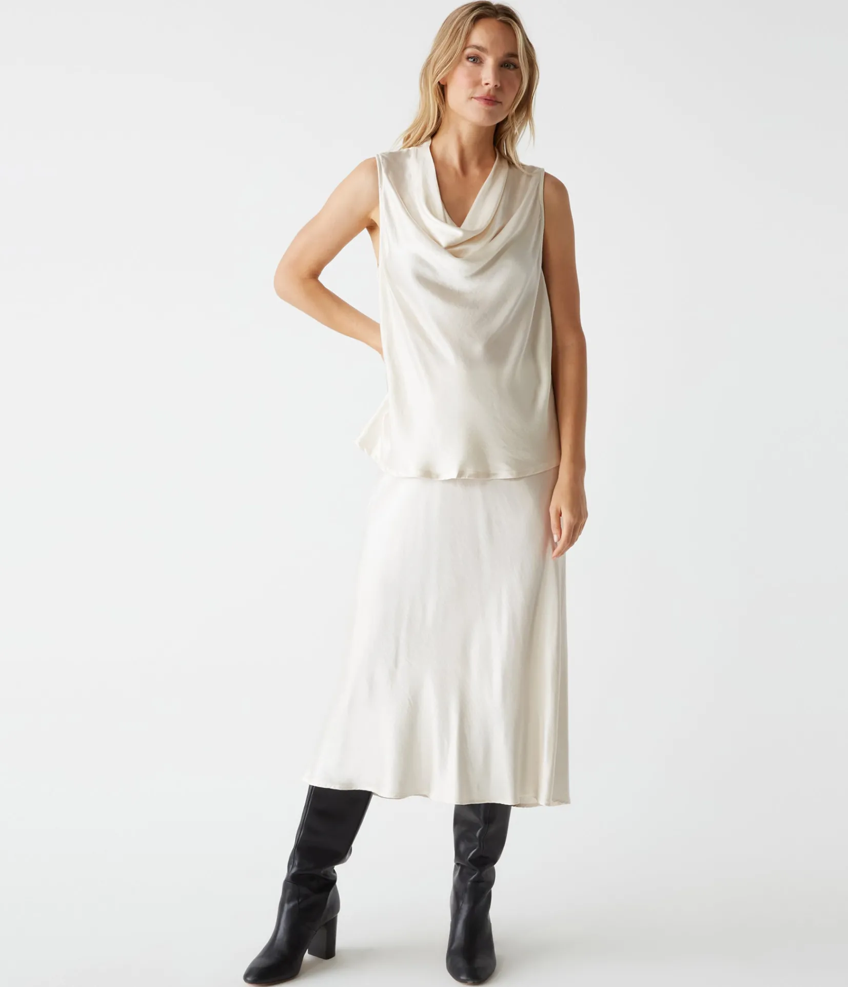 mitzi_cowl_neck_top_17.webp Michael Stars Mitzi Cowl Neck Top- Tops, Blouses & Shirts