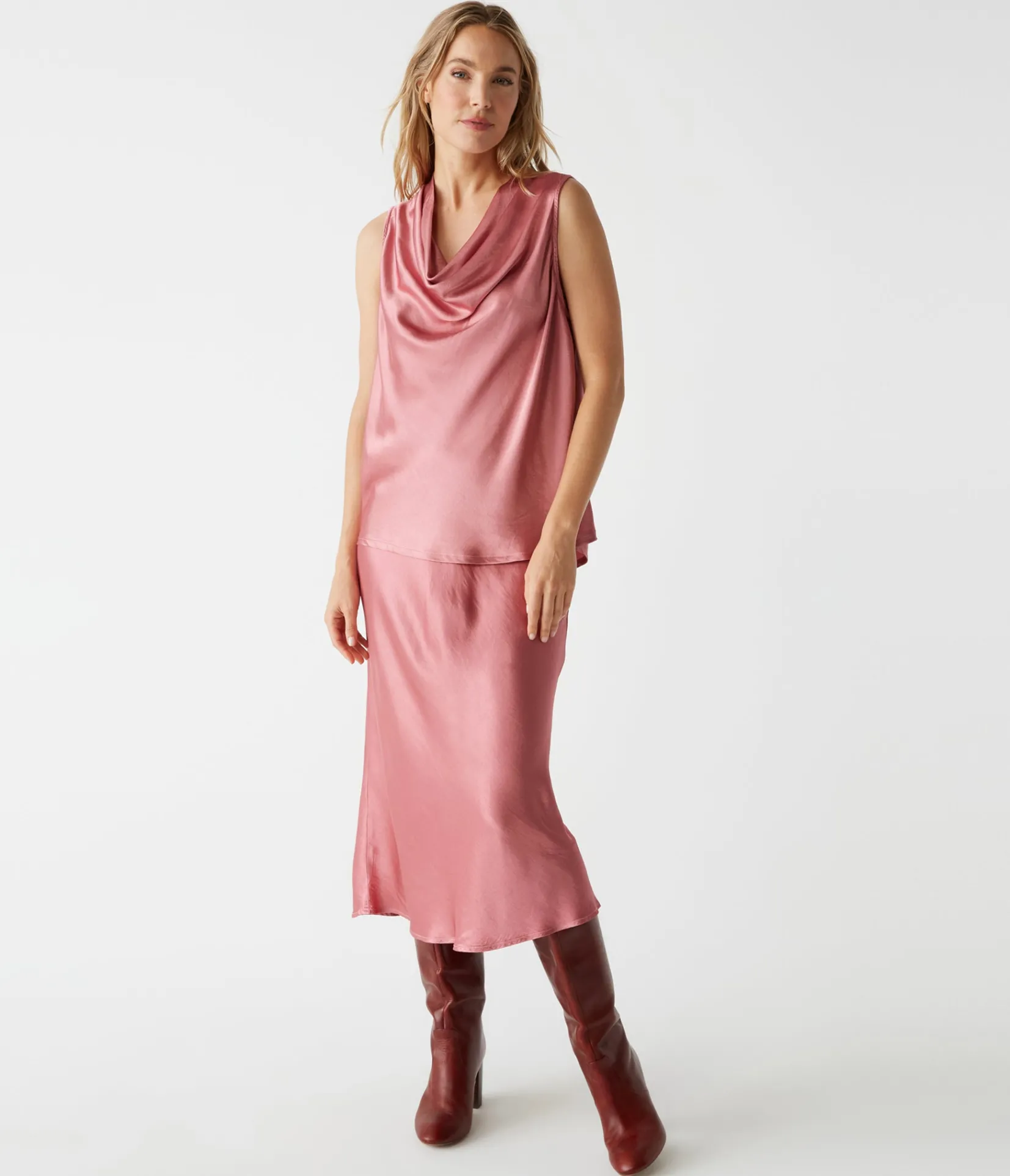 mitzi_cowl_neck_top_22.webp Michael Stars Mitzi Cowl Neck Top- Tops, Blouses & Shirts