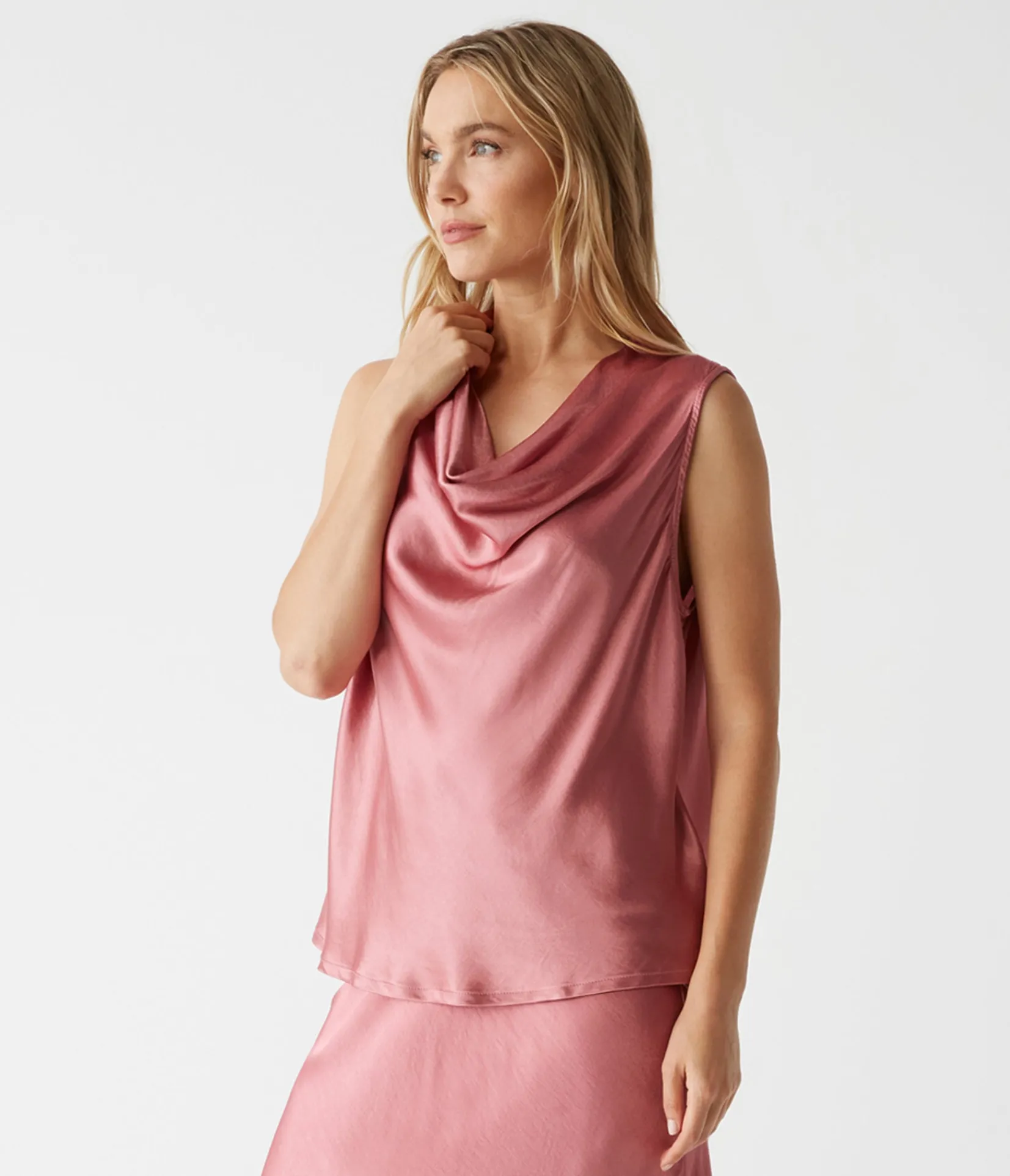 mitzi_cowl_neck_top_23.webp Michael Stars Mitzi Cowl Neck Top- Tops, Blouses & Shirts