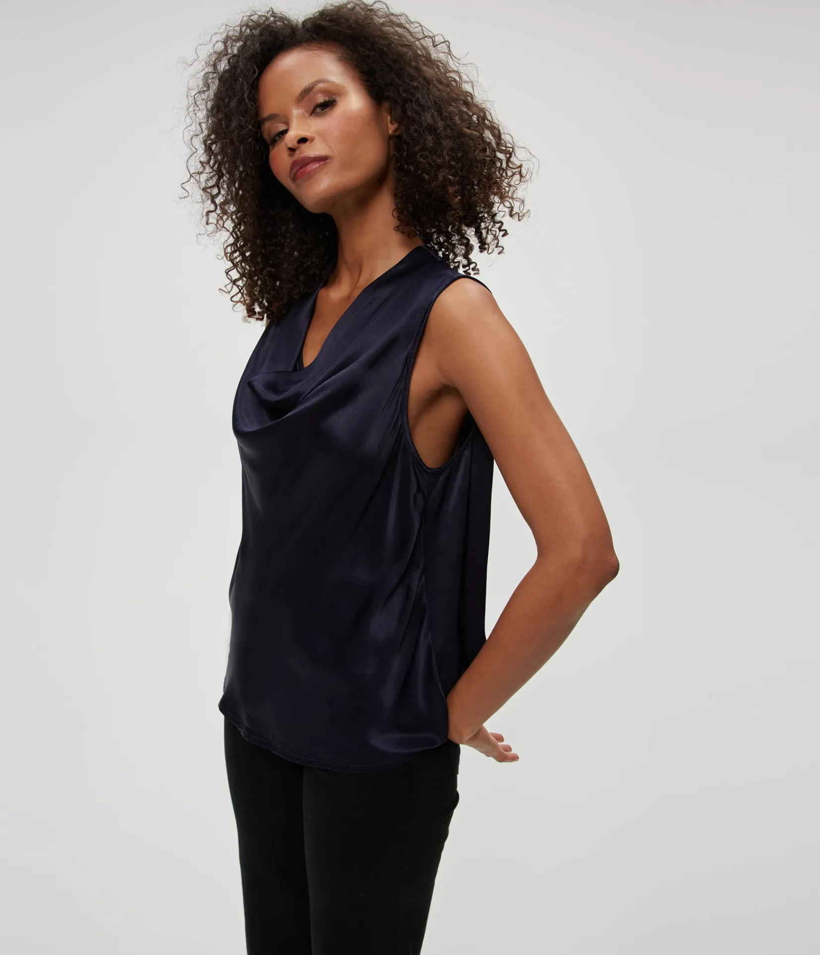 mitzi_cowl_neck_top_8.webp Michael Stars Mitzi Cowl Neck Top- Tops, Blouses & Shirts