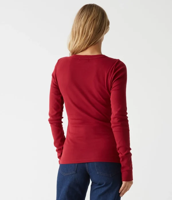 Michael Stars Molly V-Neck Tee- T-Shirts | Supima Cotton T-Shirts