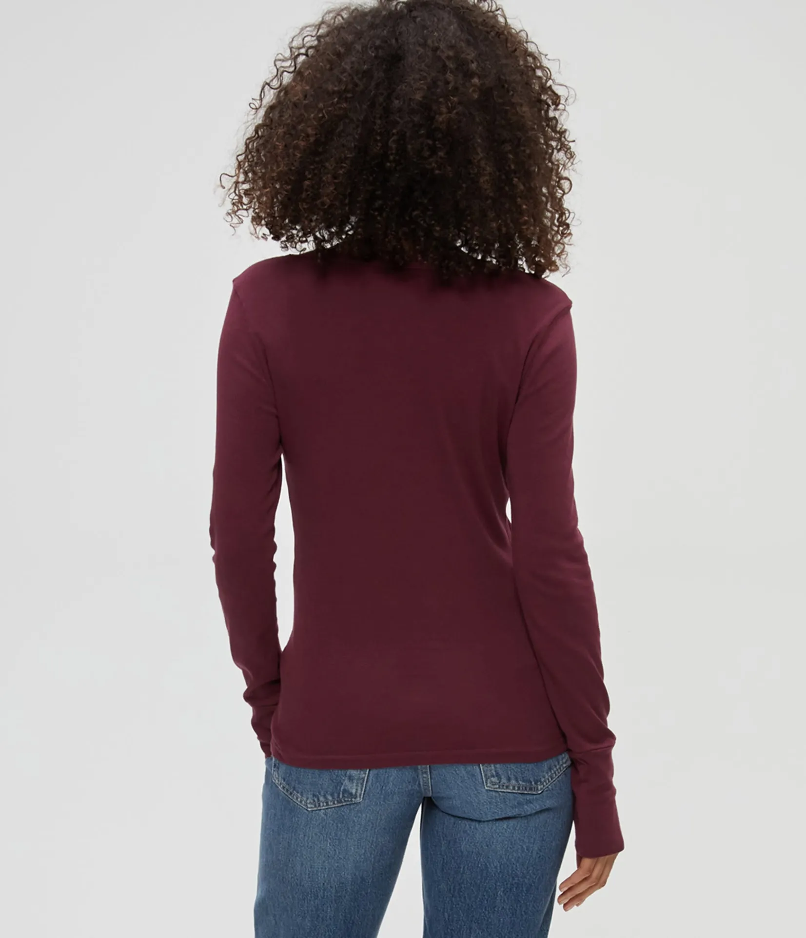 molly_vneck_tee_60.webp Michael Stars Molly V-Neck Tee- T-Shirts | Supima Cotton T-Shirts