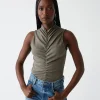 Michael Stars Monet Ruched Front Tank- Tops, Blouses & Shirts | Tank Tops