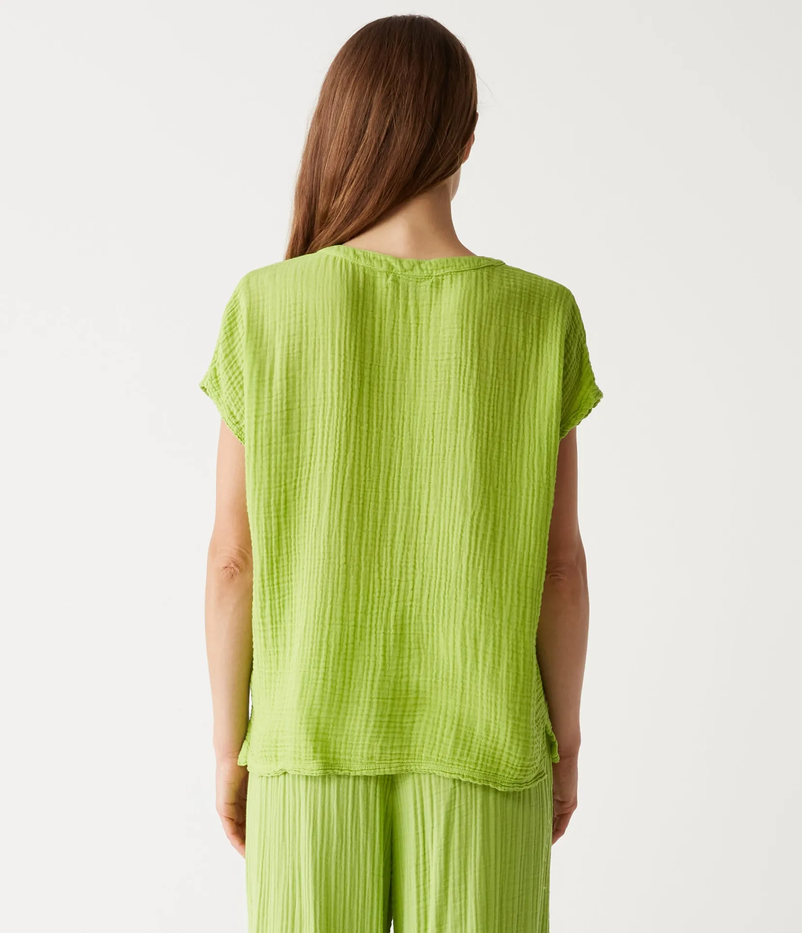 naomi_split_neck_top_27.webp Michael Stars Naomi Split Neck Top- Tops, Blouses & Shirts