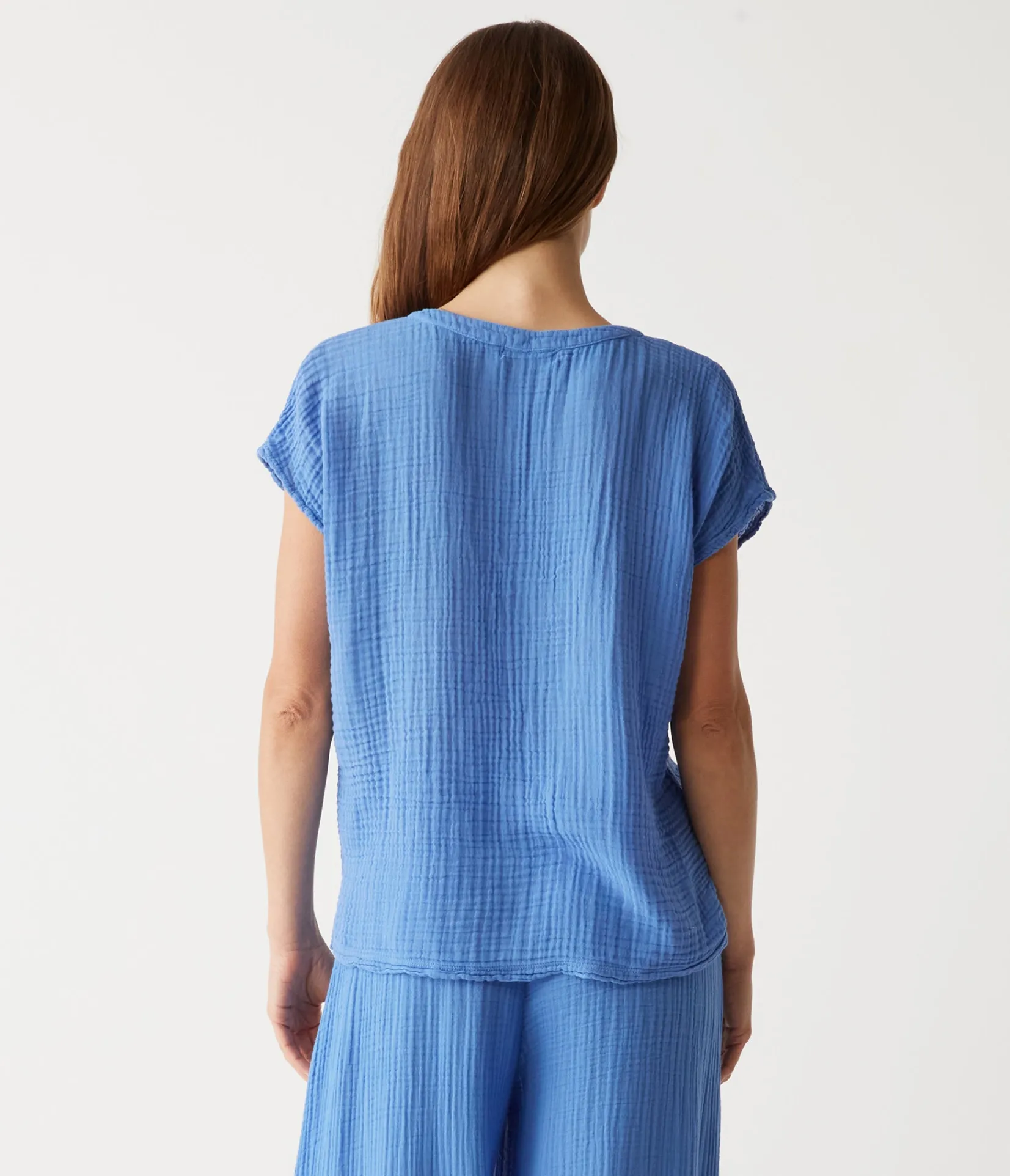naomi_split_neck_top_43.webp Michael Stars Naomi Split Neck Top- Tops, Blouses & Shirts