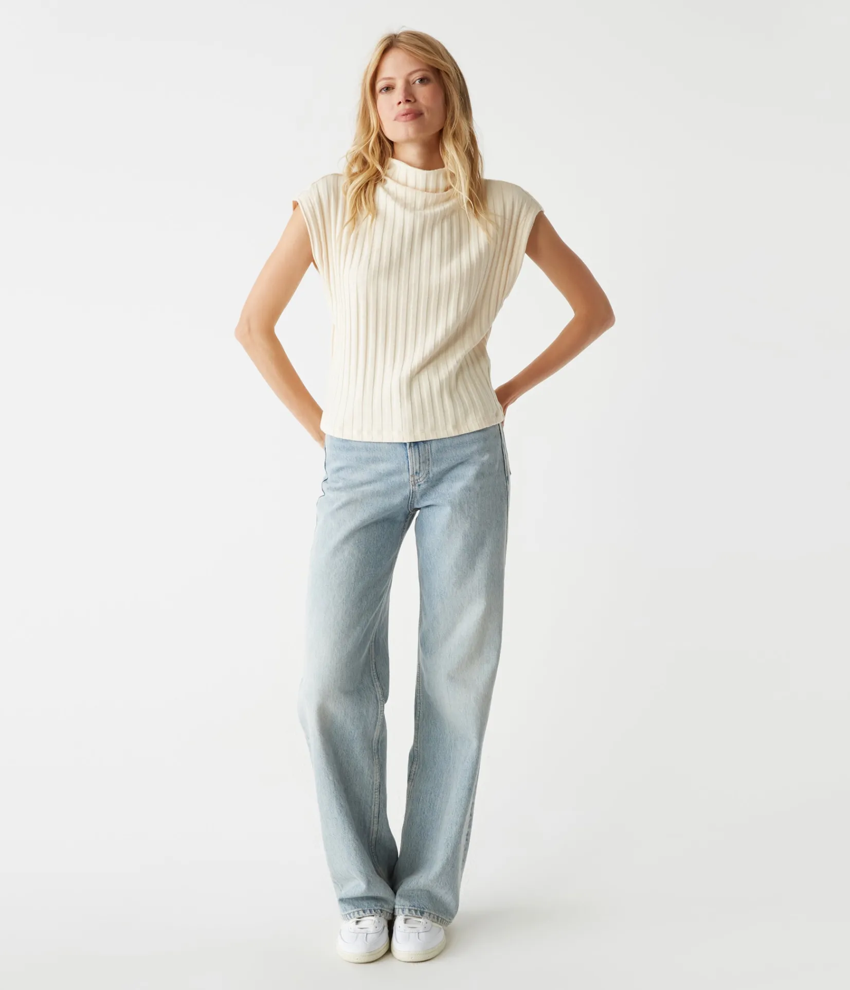 nara_mock_neck_top_1.webp Michael Stars Nara Mock Neck Top- Tops, Blouses & Shirts | Sweaters & Cardigans