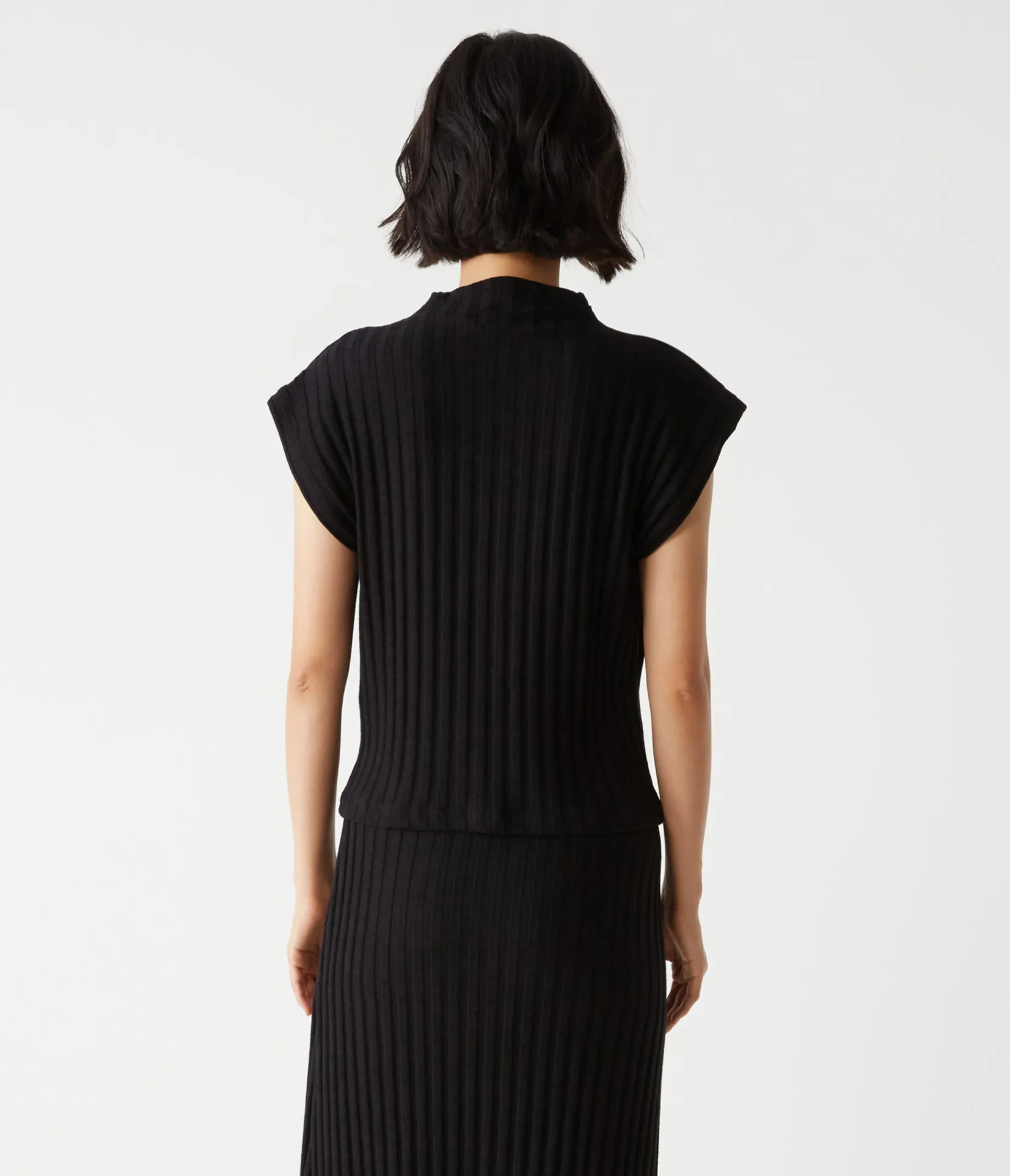 nara_mock_neck_top_11.webp Michael Stars Nara Mock Neck Top- Tops, Blouses & Shirts | Sweaters & Cardigans