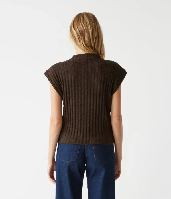 Michael Stars Nara Mock Neck Top- Tops, Blouses & Shirts | Sweaters & Cardigans