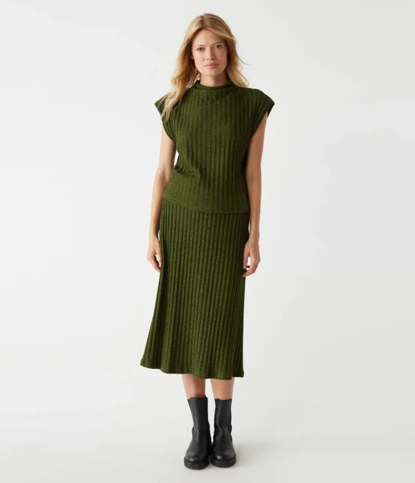 Michael Stars Nara Mock Neck Top- Tops, Blouses & Shirts | Sweaters & Cardigans