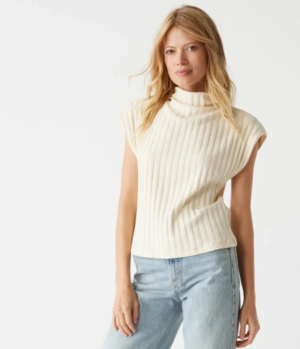 Michael Stars Nara Mock Neck Top- Tops, Blouses & Shirts | Sweaters & Cardigans