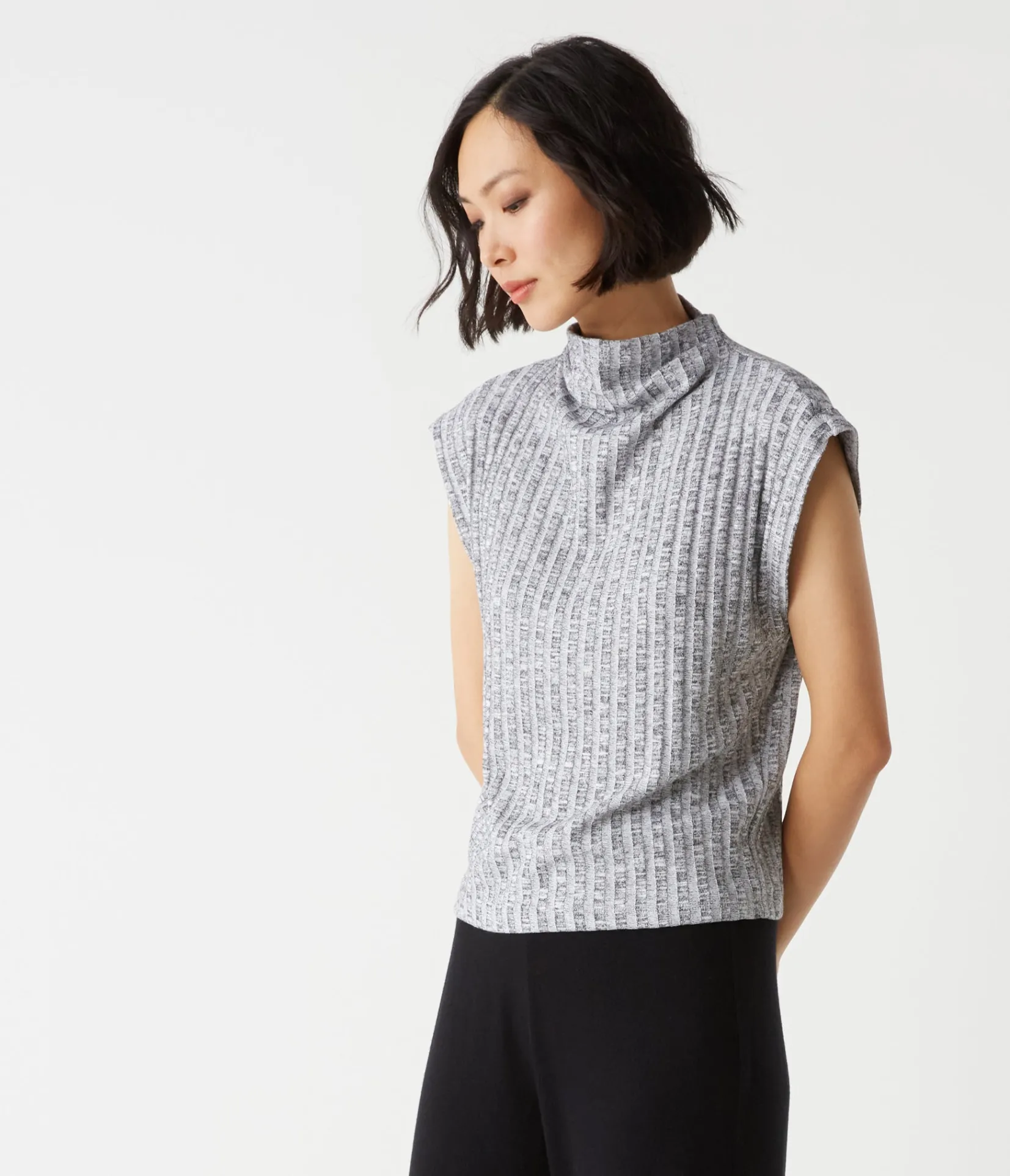 nara_mock_neck_top_6.webp Michael Stars Nara Mock Neck Top- Tops, Blouses & Shirts | Sweaters & Cardigans