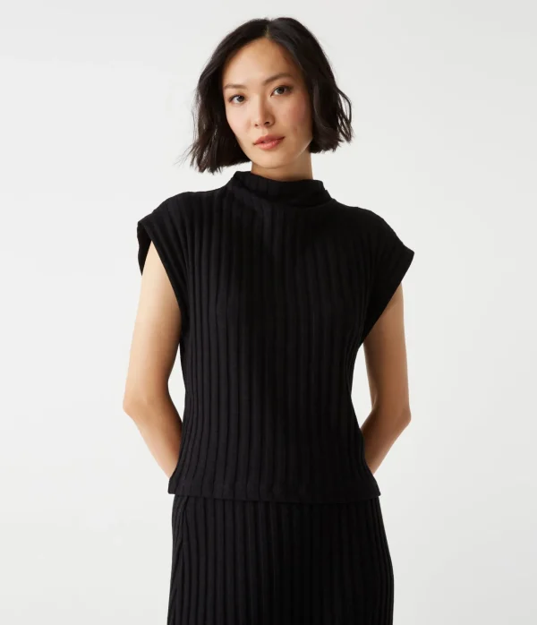 Michael Stars Nara Mock Neck Top- Tops, Blouses & Shirts | Sweaters & Cardigans