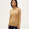 Michael Stars Nessa Shine Turtleneck- T-Shirts | Shine T-Shirts