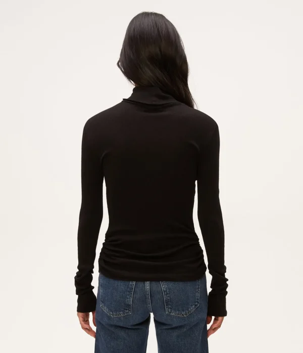 Michael Stars Nessa Shine Turtleneck- T-Shirts | Shine T-Shirts