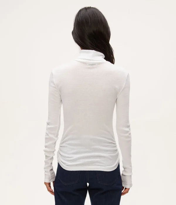 Michael Stars Nessa Shine Turtleneck- T-Shirts | Shine T-Shirts