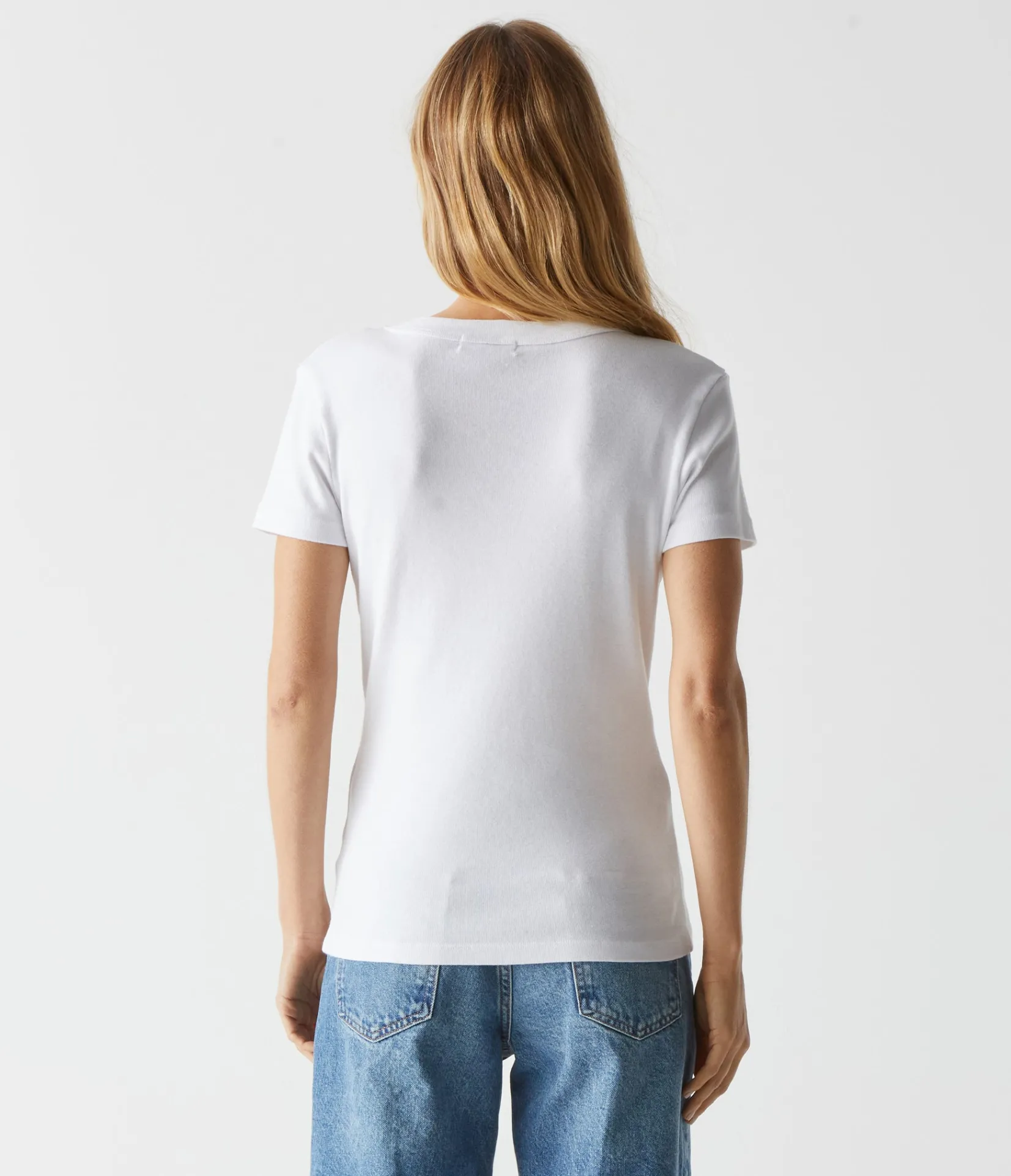 nikki_vneck_tee_3.webp Michael Stars Nikki V-Neck Tee- T-Shirts | 1x1 Cotton T-Shirts