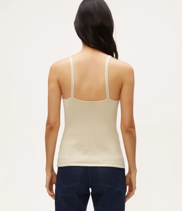 Michael Stars Nomi Metallic Sweater Camisole- Sweaters & Cardigans