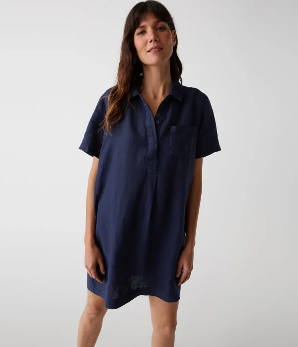 Michael Stars Ola Utility Dress- Dresses | Mini Dresses